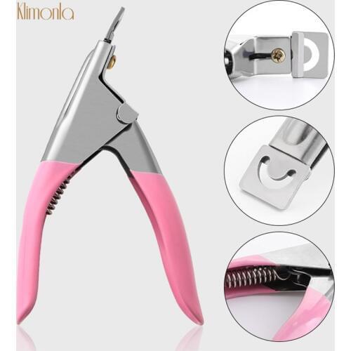 1pcs Stainless Steel Nail Art Clipper Cutter UV Gel Acrylic Edge Clipper False Fake Nail Trimming Scissor Pliers Manicure Tools