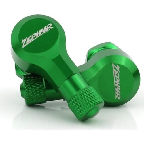 11.3mm CNC Motorcycle Valve Stem 90 Degree Angle Fit For Kawasaki ZR550 Zephyr Wheel Tire Tubeless Valve Stems Aluminum