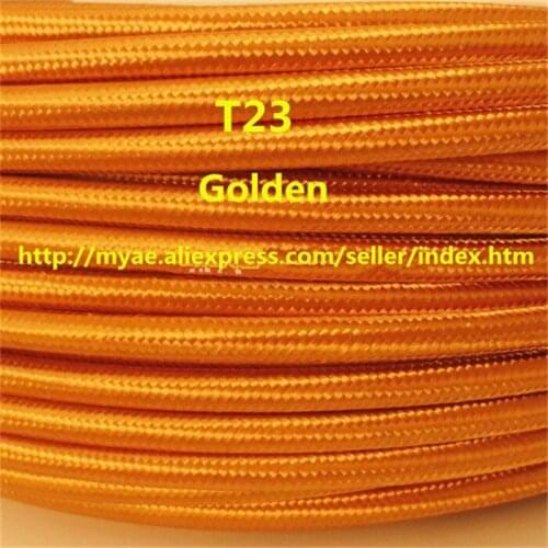2m/lot 2x0.75 Color Twisted Wire Twisted Cable Retro Braided Electrical Wire Fabric Wire DIY wire vintage lamp cord