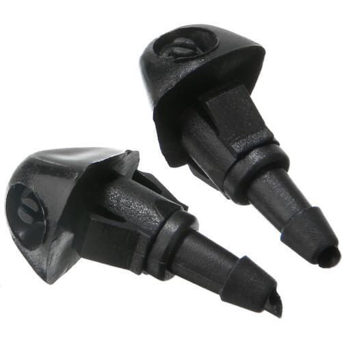 2pcs/set Car Front Windscreen Washer Jet Spray Nozzle Jet Accessories For Honda Accord Civic VII Jazz HRV CRV