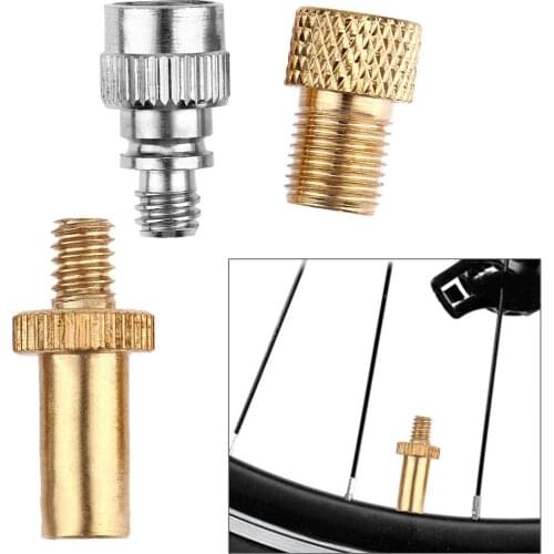3pcs Bike Bicycle Presta to Schrader Valve Adapters+ Presta Valve Extension Pump Tools For Mountain Road Bike Valve Adaptor