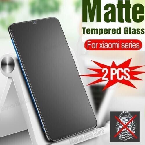 9D Matte tempered glass for xiaomi mi poco X3 nfc 10t screen protector for Redmi 9A 9C K30s K30 10X Note 9 Pro Max 9s glass film