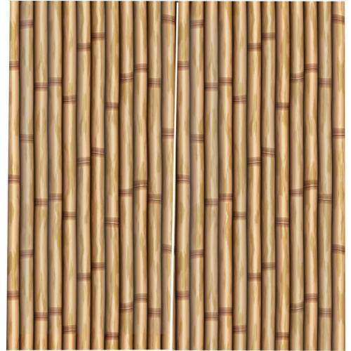 Photo Customized size Bamboo Curtains 3D Digital print for living room blackout curtains