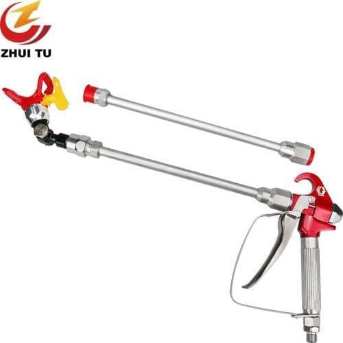 Airless Paint Sprayer Spray Gunpole is 0.6 meters Tip Extension Pole Rod For Titan Wagner 360 - degree rotating nozzle