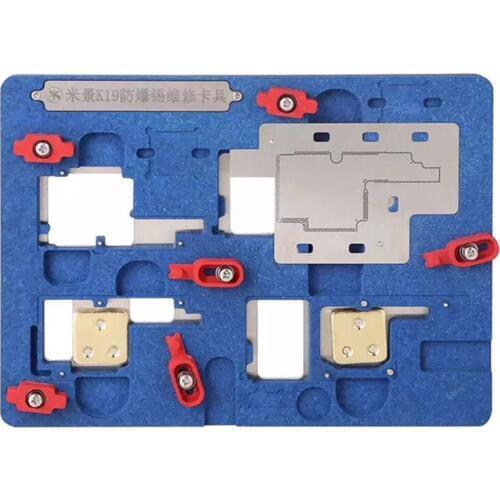 MJ K19 Motherboard PCB Holder Fixture Circuit Board PCB Holder for iPhone X cellphone repair Tool