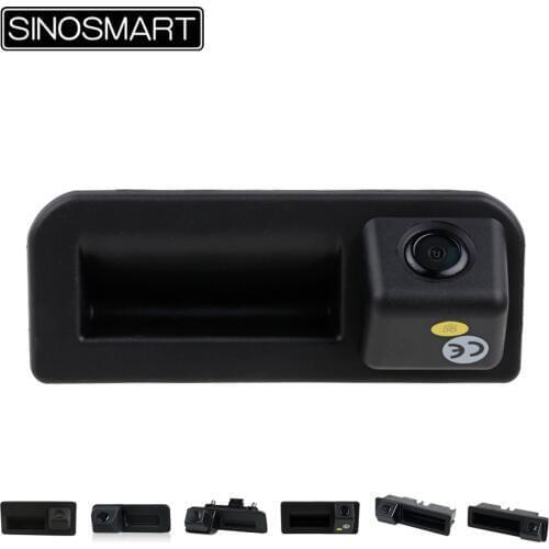 Car Rear Trunk Handle Reversing Parking Camera for Audi A8 A6 A5 A4 A3 Q2 Q7 VW GOLF CC Magotan Sagitar Skoda Rapid Octavia