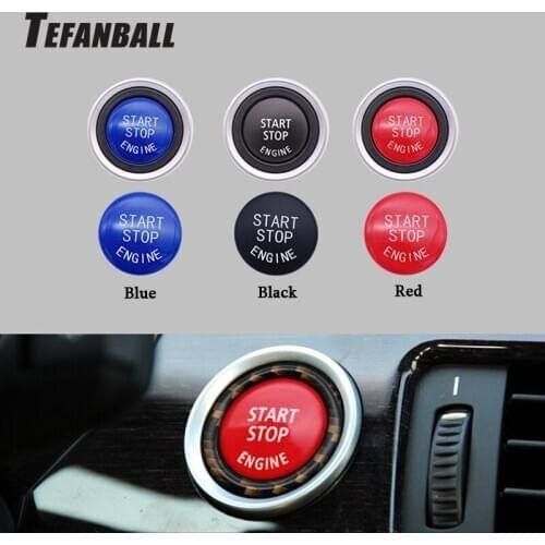 Car Engine START Button Replace Cover STOP Switch Button Decoration for BMW X1 X5 E70 X6 E71 Z4 E89 3 5 Series E90 E91 E60