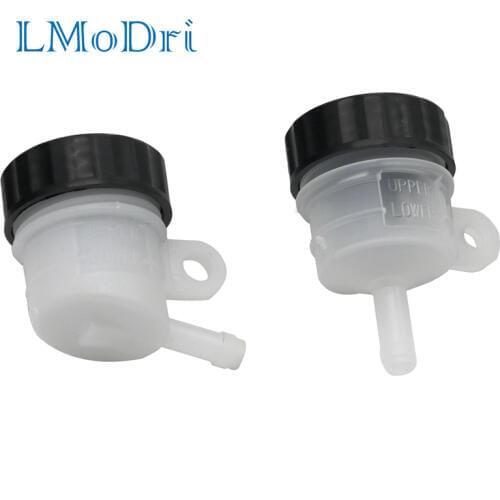 LMoDri Motorcycle Refit Foot Rear Brake Master Cylinder Tank Oil Cup Fluid Bottle Reservoir