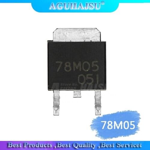 10pcs New 78M05 Patch 7805 Three-terminal Regulator L78M05CDT TO-252 SOT-252 5V