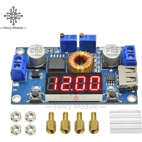 Step Down Buck Converter XL4016 Adjustable 5A CC/CV Power Step-down Charge Module LED Driver Power Supply Module