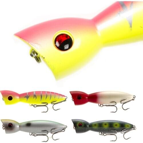 Fishing Lures Bass Hard Baits 3D Eyes Life-Like Swimbait Water Fishing Popper Lure Crankbait Minnow Swimming Crank Baits pesca
