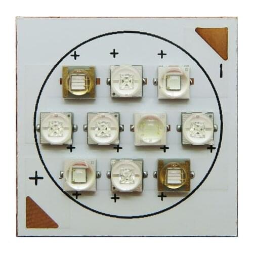 Cree Royal Blue Semileds UV Epileds Cyan LED Light DC 30-36V 600mA 24*24*10MM T1