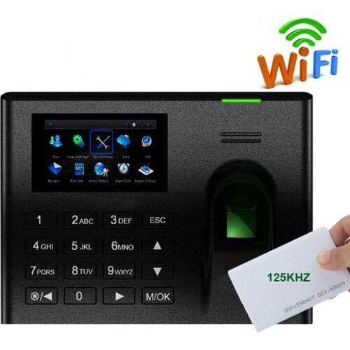 ZK TCP/IP Biometric Fingerprint Time Attendance Smart Attendance Clock Employee Recognition Recording Device Electronic Machine