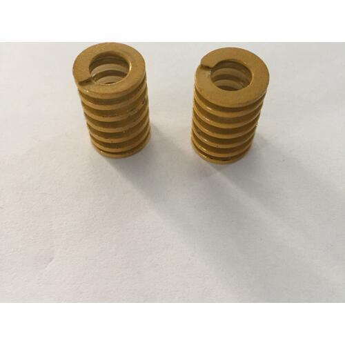 2Pcs Yellow Spiral Stamping Compression Die Spring 14 x 7 x 20/30/50/60/80/100mm