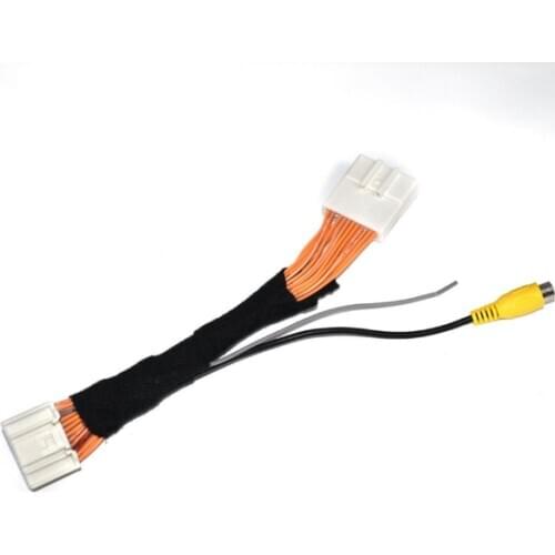 24 Pins Wire For Renault-Clio 4 2012~2018 Car Original Screen Connector/Reverse Parking Camera RCA Input Adapter Cable