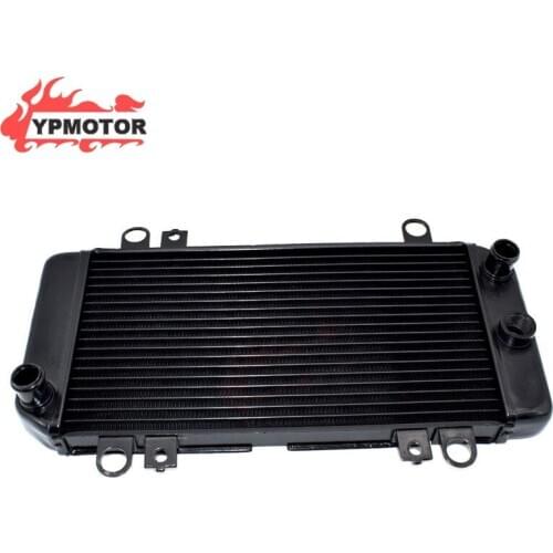 Sport Bike Motorcycle Aluminum Cooling Water Tank Radiator Cooler For KAWASAKI Ninja250 Z250 EX250 2008-2012 2009 2010 2011