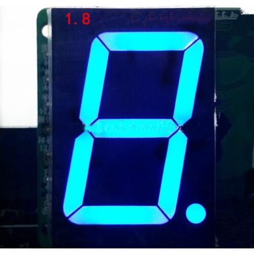 Free Ship 50pc Common anode 1.8inch digital tube 1 bit digital tube display Blue digital led tube Factory direct