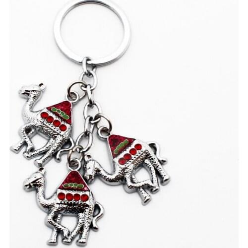 FREE SHIPPING BY DHL 100pcs/lot New Creative Zinc Alloy Metal Camel Keychains Camel Keyrings Camel Keyholders Animal Gifts