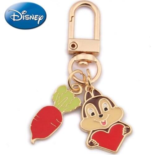 Disney Cute Chip'n' Dale Keychain Pendant Cartoon Squirrel Puppy Bag Pendant
