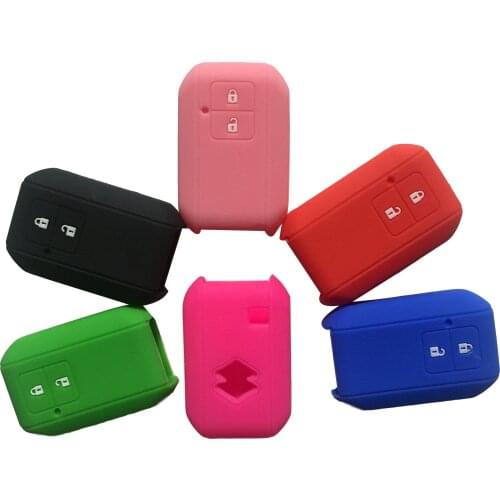 Silica Gel Case Car Key Cover for Suzuki Swift 2018 2017 Wagon R Japanese Monopoly Remote Key Cover Cap Silicone Skin Set Holder