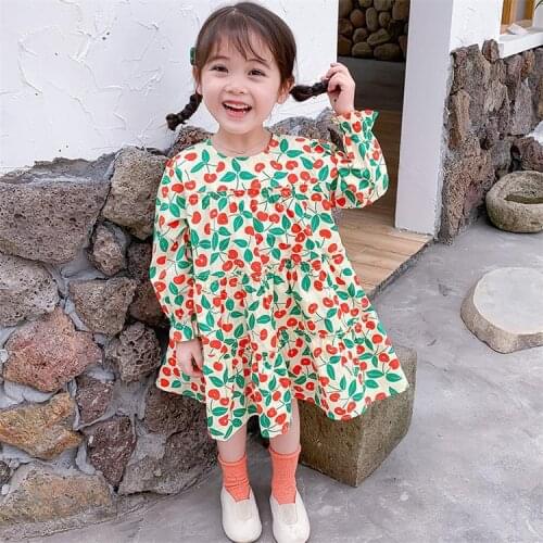 Children Floral Dress Summer Girls Sweet Skirt Children Skirts Children Clothing Hot Sale