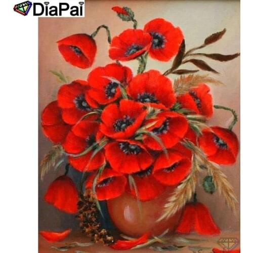 DIAPAI 5D DIY Diamond Painting 100% Full Square/Round Drill "Flower landscape" Diamond Embroidery Cross Stitch 3D Decor A22093