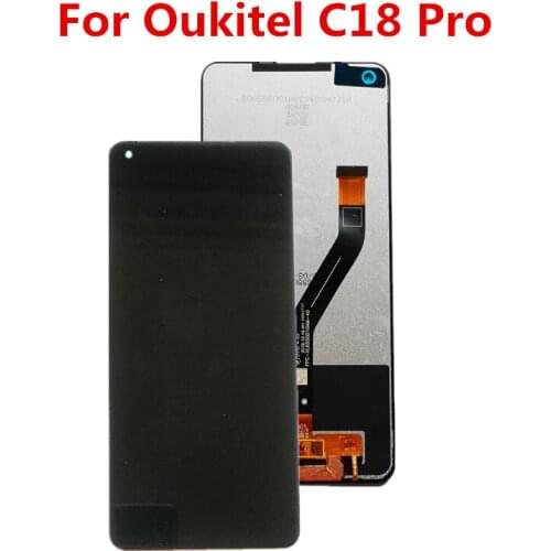 For OUKITEL C18 PRO 6.55'' LCD Display Assembly +Touch Screen Digitzer Repair Panel Glass For OUKITEL C18 PRO