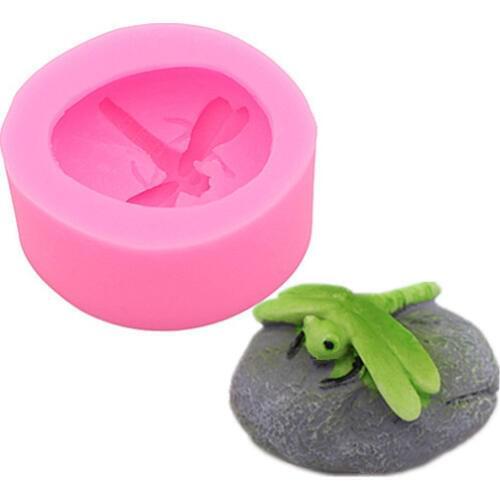 Gadgets dragonfly mould flexible silicone push mold craft dessert mini food soap mold resin/jewelry and