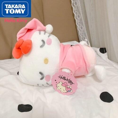 Hello Kitty Cartoon Cute Creative Personality Soft Plush Doll Doll Toy Girl Photo with Home Decoration