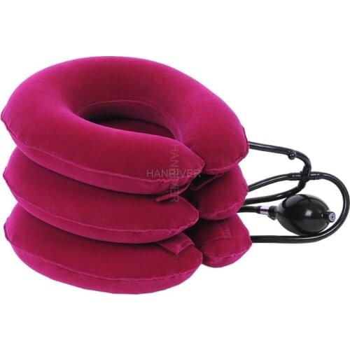 Air Neck Traction Stretcher Spine Cervical Tractor Neck Stretching Collar Relief Pain Inflatable Cervical Support Pillow