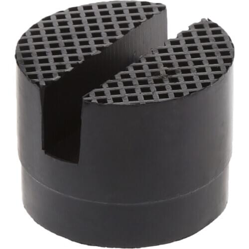 Floor Slotted Car Rubber Jack Pad Frame Protector Adapter Jacking Disk Pad Tool for Pinch Weld Side Lifting Disk
