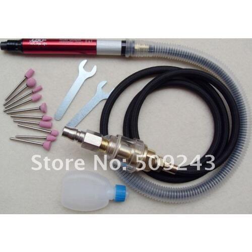 NEW High Speed Air Micro Grinder Kit + 10PCS Grinding head Air Tools Industrial use