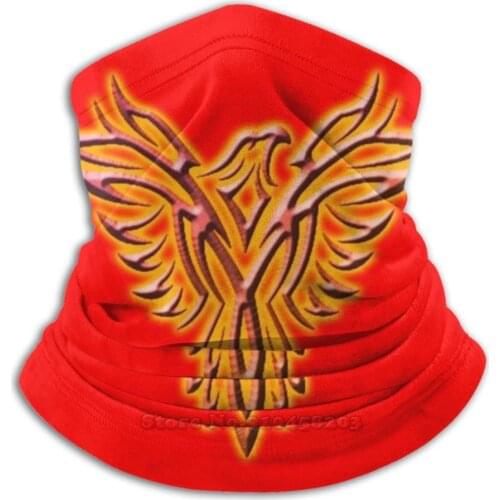 Fire , Fire Bird , Phoenix , Phenix , Bird , Rising From The Flames , Mythology , Tribal , Bandana Scarf Mask Scarfs Neck