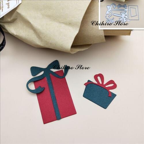 Gift box stencil Metal Cutting Dies cut die decoration Scrapbooking Album Paper DIY Card Craft Embossing Die Cuts