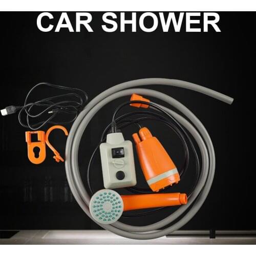 Portable Car Washer Shower Pump Set USB Charge Outdoor Camp Hiking Bathing
