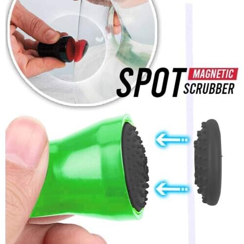 NEW Vase Cleaning Supplies Plastic Brush Precision Magnetic Spot Scrubber Glass Cleaning Brush For Vase