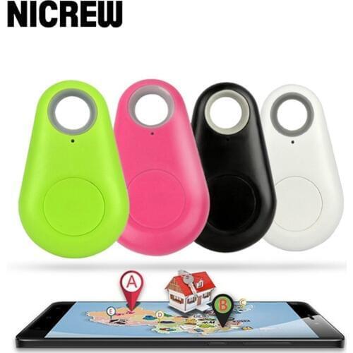 Nicrew Safe Pet Dog Cat Anti-lost Tracker Smart Bluetooth Tracer GPS Locator Tag Alarm Wallet Car Tracer Finder Alarm Key Chain