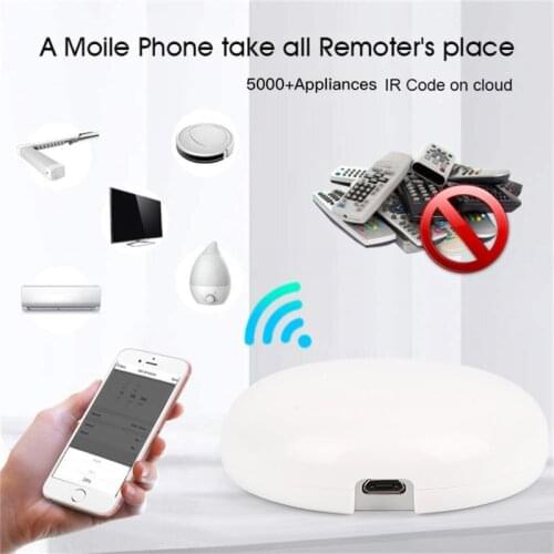 Smart WiFi-IR Remote Controller Universal Infrared Tuya/Smart Life APP Control For TV, TV Box, DVD, Air Conditioner Dropshipping