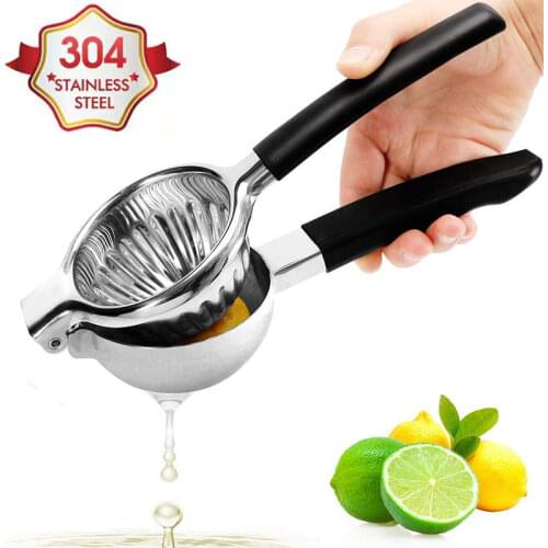 Big Size Lemon Squeezer Orange Juicer Manual Juice Squeezer Stainless Steel Hand Pressure Juicer Kitchen Fruit Tools