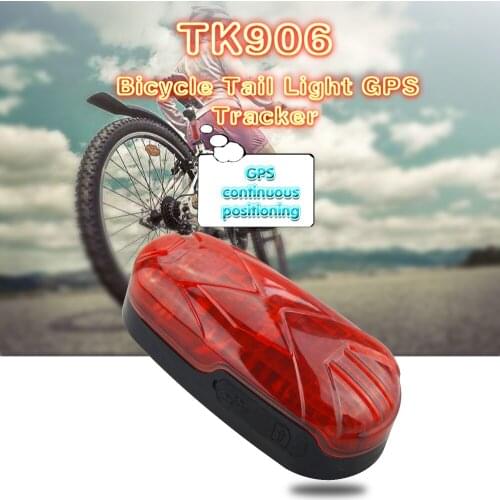 Hidden Bike GPS Tracker Bike light Locator Rastreador Bicycle Tracking Device TK906 Standby 300 Hours Lifetime FREE Platform