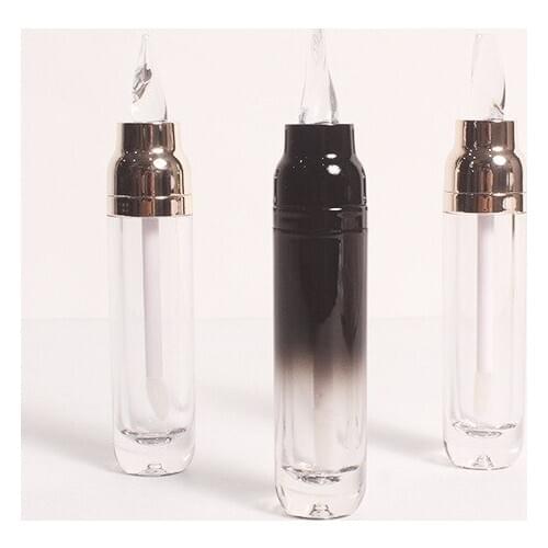 8ml unique lip gloss tube with gold cap 50pcs