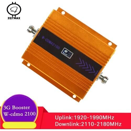 ZQTMAX 3G cellular Signal booster 2100 (Band 1) internet signal amplifier UMTS HSPA WCDMA 2100MHz cell phone signal repeater