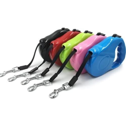 Retractable Dog Leash Nylon Extending Walking Reflective Leads Running Lead for Small Medium Dogs With Dog Dispenser