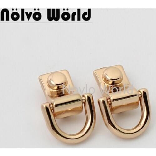 10-50pcs 4 colors 23*8mm gun black alloy side clip for chain purse connector buckle chain purse accessories