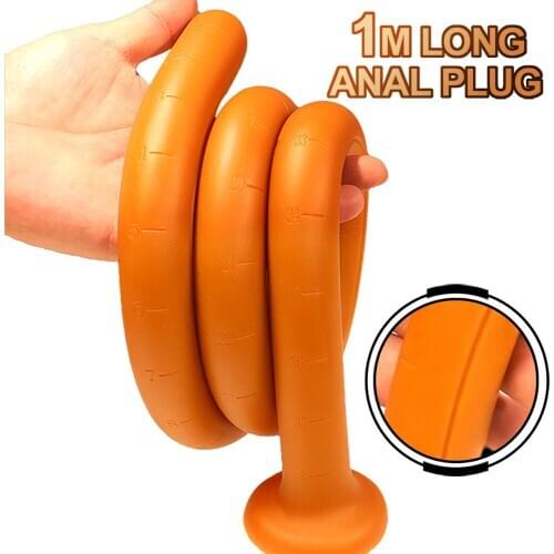 100cm Super Long Butt Plug Dildo Anal Long Adult Sex Toy For Men Prostate Massgaer Anus Vaginal Dilator Anal Plug Long Plug Butt