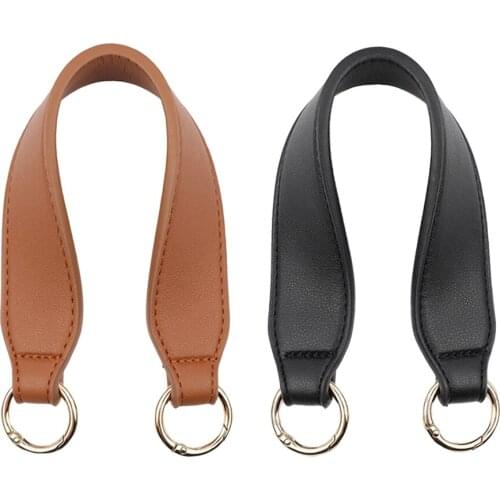 34cm Short PU Leather Handbag Bag Strap Handle Holder Replacement Bag Accessories Black Brown