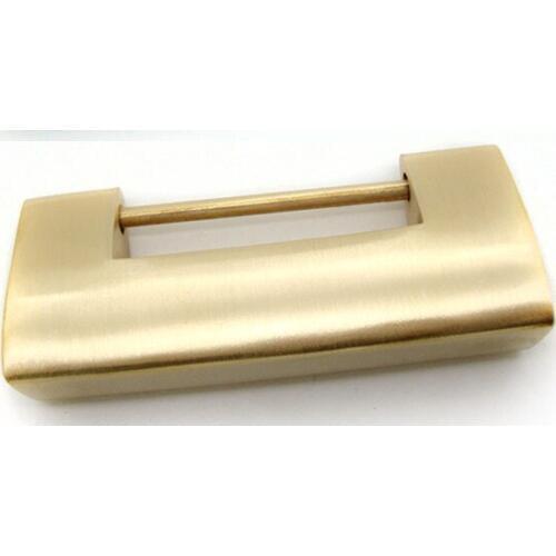 A08 Hardware accessories Chinese antique copper lock cross open padlock lock old small vintage carved ancient copper cross