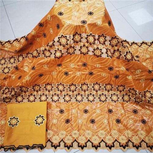 Bazin and nigerian lace basin riche femme tissu dentelle bazin riche fabric high quality bazin brode embroidery lace fabric7yard