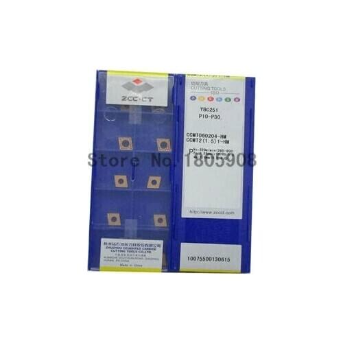 Free shopping 10 pcs CCMT060208 HM YBC251 milling cutter insert carbide cemented carbide turning tools