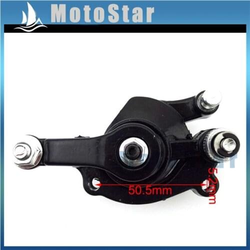 Black Steel Rear Disc Brake Rotor Caliper For 47cc 49cc 2 Stroke Minimoto Pocket Bike Mini Moto Scooter Dirt Bike Quad ATV